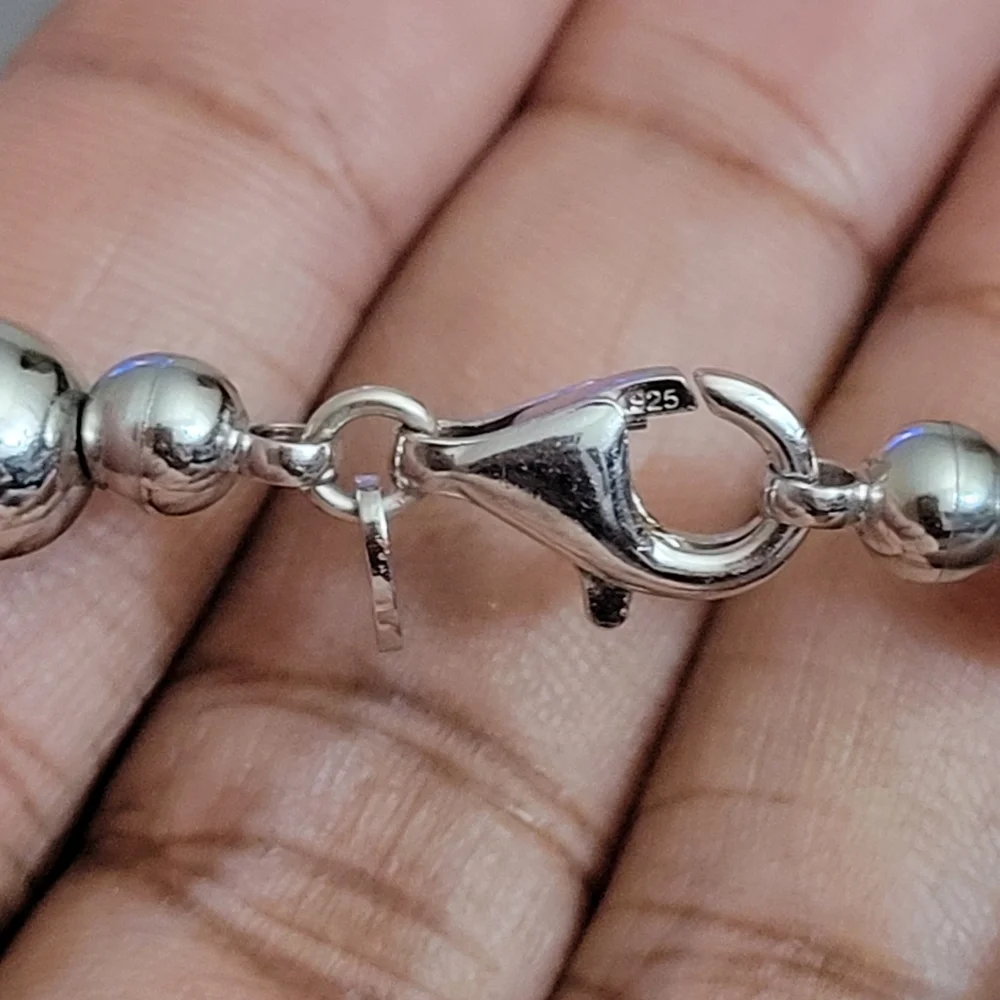 Milor 925 Italy Bead Necklace ( Sold ) - Picture 8 of 11